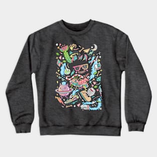 We Live in Black n White, We Dream in Colors Crewneck Sweatshirt